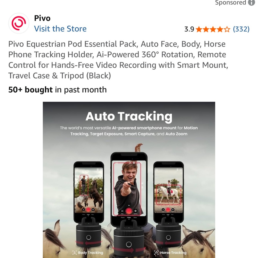 Pivo Black Tripod with Remote - Picture 16 of 16